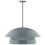 Nest Cord Hung Pendant - Slate Gray