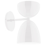 Nest Stacked Shade Wall Sconce - White