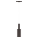 Stack Cylinder Pendant - Architectural Bronze