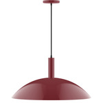 Stack Half Dome Pendant - Barn Red