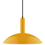 Stack Half Dome Pendant - Bright Yellow