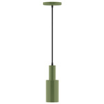 Stack Cylinder Pendant - Fern Green