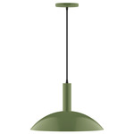 Stack Half Dome Pendant - Fern Green