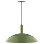 Stack Half Dome Pendant - Fern Green