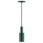 Stack Cylinder Pendant - Forest Green