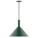 Stack Chase Pendant - Forest Green
