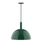 Stack Ray Pendant - Forest Green