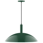 Stack Half Dome Pendant - Forest Green