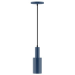 Stack Cylinder Pendant - Navy