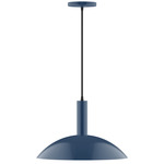 Stack Half Dome Pendant - Navy