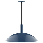 Stack Half Dome Pendant - Navy