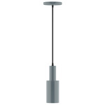 Stack Cylinder Pendant - Slate Gray