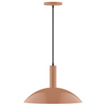 Stack Half Dome Pendant - Terracotta