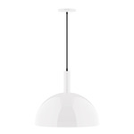 Stack Ray Pendant - White