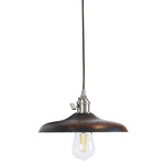 Uno Wood Pendant - Brushed Nickel / Architectural Bronze