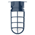 Vaportite Outdoor Ceiling Light - Navy / Frosted