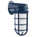 Vaportite II Outdoor Wall Light - Navy / Frosted