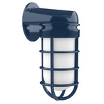 Vaportite Outdoor Wall Sconce - Navy / Frosted