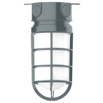 Vaportite Outdoor Ceiling Light - Slate Gray / Frosted