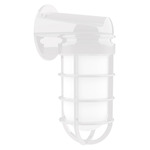 Vaportite Outdoor Wall Sconce - White / Frosted