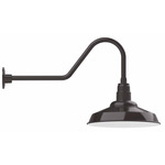 Warehouse Gooseneck Outdoor Wall Light - Architectural Bronze