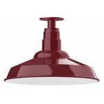 Warehouse Outdoor Ceiling Light Fixture - Barn Red