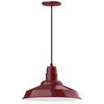Warehouse Outdoor Pendant - Barn Red