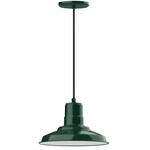 Warehouse Outdoor Pendant - Forest Green
