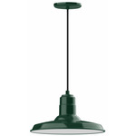 Warehouse Outdoor Pendant - Forest Green