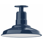 Warehouse Outdoor Ceiling Light Fixture - Navy