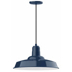 Warehouse Outdoor Pendant - Navy