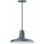 Warehouse Outdoor Pendant - Slate Gray