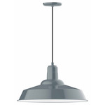 Warehouse Outdoor Pendant - Slate Gray