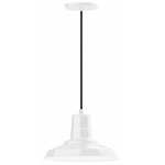 Warehouse Outdoor Pendant - White Gloss