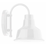 Warehouse Hook Outdoor Wall Light - White Gloss