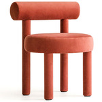 Gropius Upholstered Dining Chair - Magic Velvet 2231