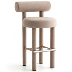 Gropius Upholstered Counter / Bar Chair - Calico Wool