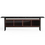 Chicago Glass Doors Sideboard - Black / Marquina / Walnut / Clear
