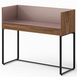 Stockholm Desk - Black / Walnut / Rose