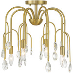 Anholt Convertible Semi Flush / Pendant - Noble Brass