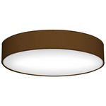 Ashton Flush Mount Ceiling Light - Silk Antique Copper