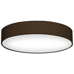 Ashton Flush Mount Ceiling Light - Silk Chocolate