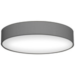 Ashton Flush Mount Ceiling Light - Silk Gunmetal