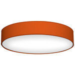 Ashton Flush Mount Ceiling Light - Silk Orange