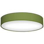 Ashton Flush Mount Ceiling Light - Silk Verde