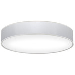 Ashton Flush Mount Ceiling Light - Silk White