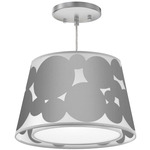 Fusion Pendant - Brushed Nickel / Silk Gunmetal