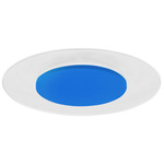 Eclipse II Wall / Ceiling Light - Blue / Frosted