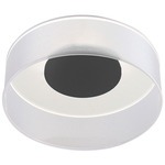 Eclipse Ceiling Light - Black / Frosted