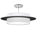 Tong Planetary Pendant - Nickel / Silk Ebony